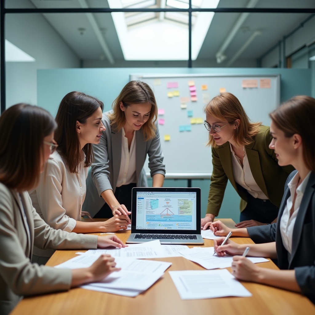 Tím Sixnar Capmar pri práci